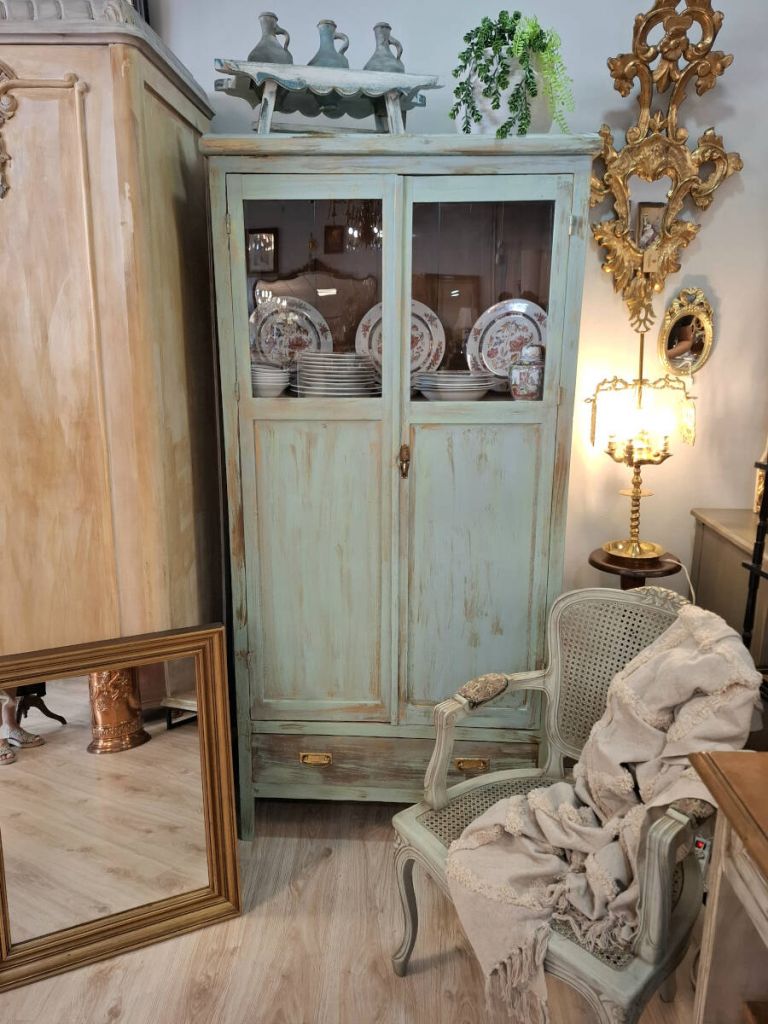 Alacena verde turquesa