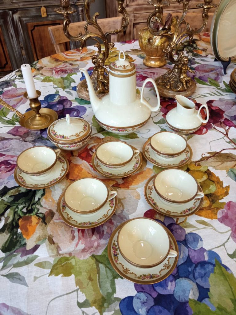 Antiguo juego de café Herrandiz