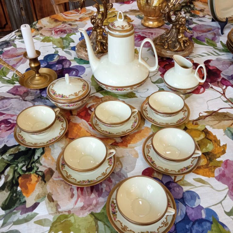 Antiguo juego de café Herrandiz