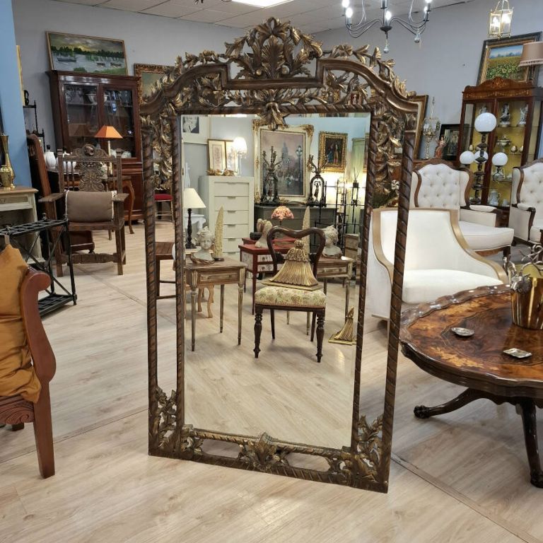 Espejo barroco madera tallada