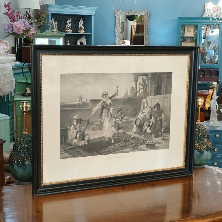 Lámina de músicos callejeros