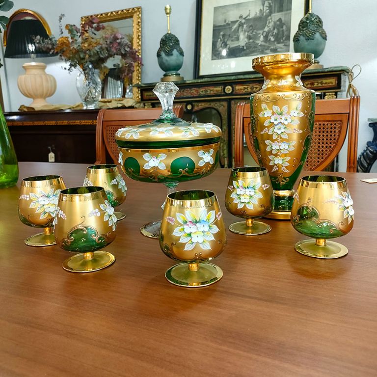 Juego cristal de bohemia