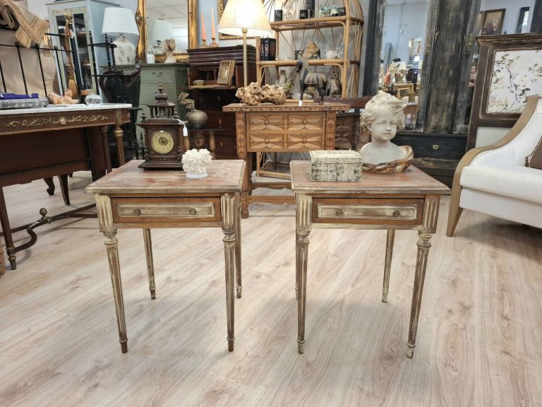 Pareja de mesas vintage