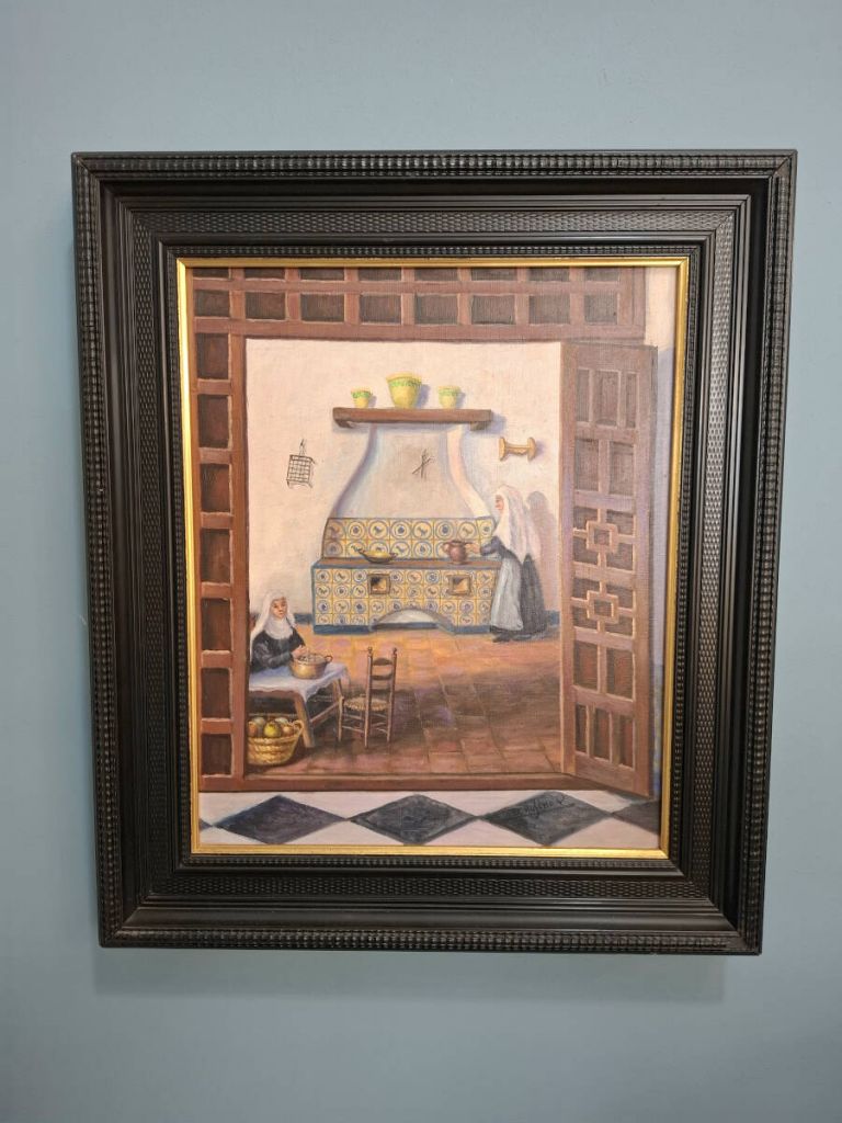 La cocina del convento pintor D. Rufino