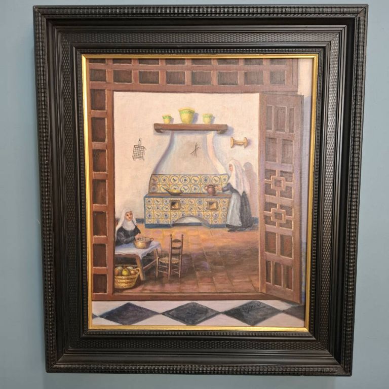 La cocina del convento pintor D. Rufino