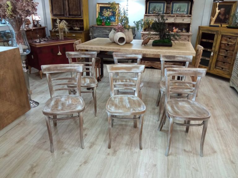 Juego de 6 sillas Thonet