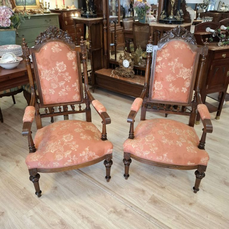 Pareja de sillones alfonsinos S.XIX