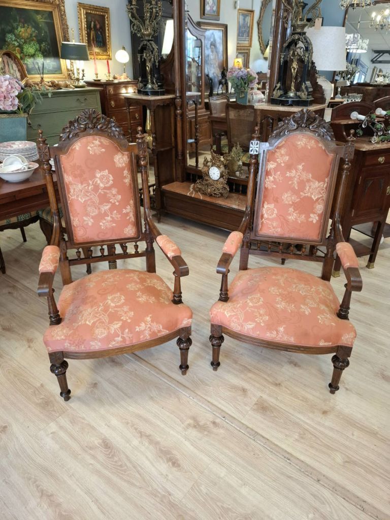 Pareja de sillones alfonsinos S.XIX