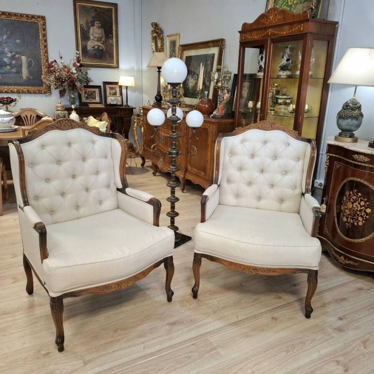 Sillones clásicos de capitoné