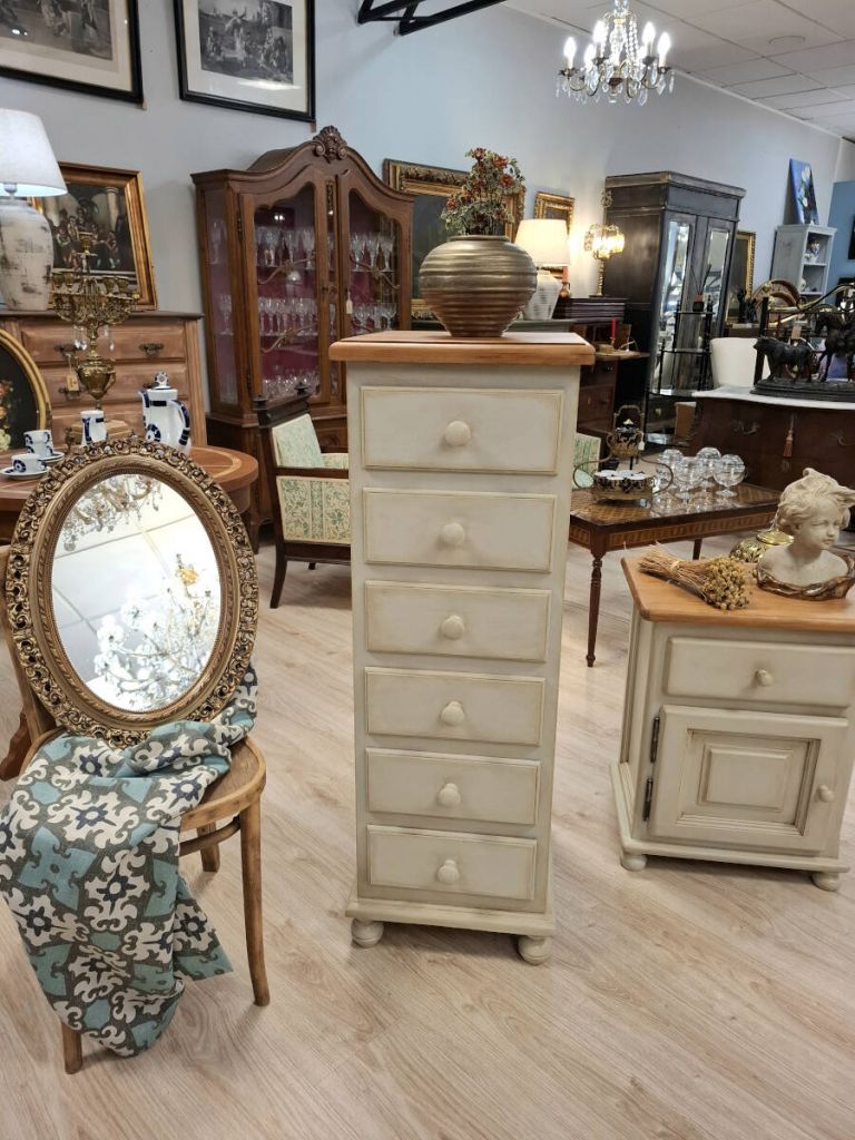 Sinfonier 6 cajones blanco antiguo