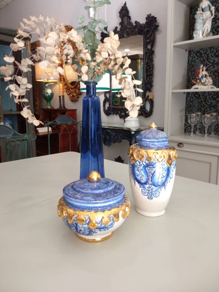 Tibor y bombonera ceramher