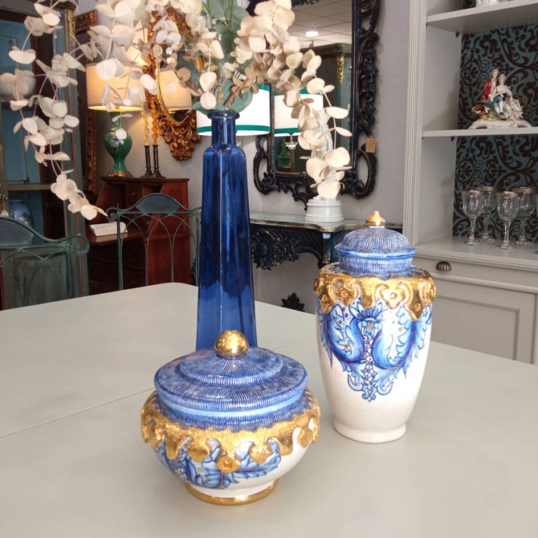 Tibor y bombonera ceramher